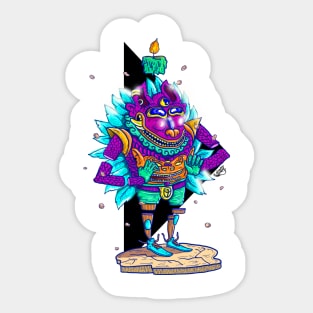 divine monster Sticker